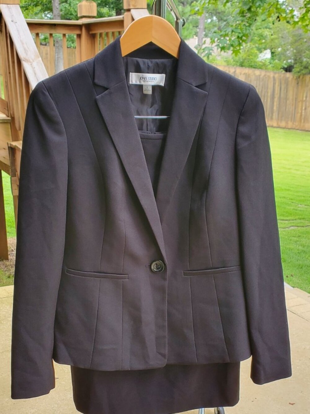 Jones Studio Separates Black Skirt Suit - Size 4